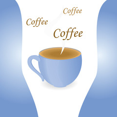 vector coffee background
