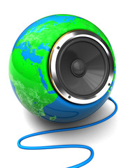 earth globe speaker