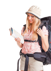 Turystka z plecakiem / backpacker