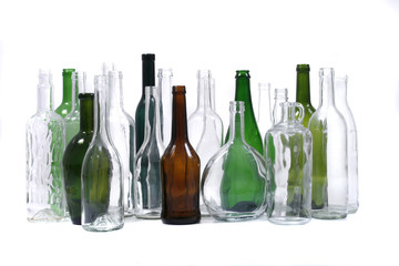 empty bottles