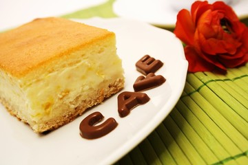 ein Stück Kuchen