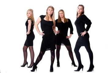 Fototapeta premium Ladies in free pose