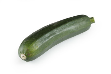 Zucchini, isolated on white
