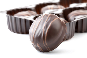 Chocolates isolated