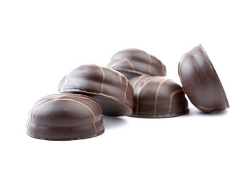 Chocolates isolated