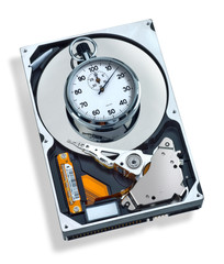 HDD with stopwatch