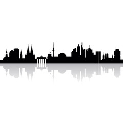 Naklejka premium Deutschland - Städte - Panorama