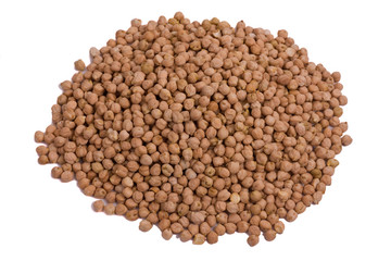 isolated chickpeas