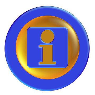 blue glossy icon