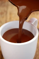 Printed kitchen splashbacks Chocolate Hot chocolate