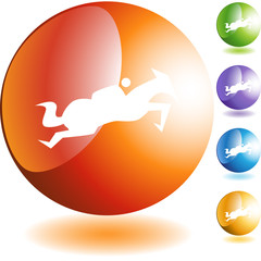 Horse Jockey Icon