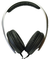 Headphones, isolated on white background.