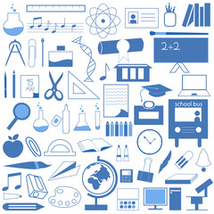 education icon set