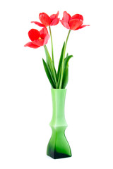 Beautiful bouquet of tulips