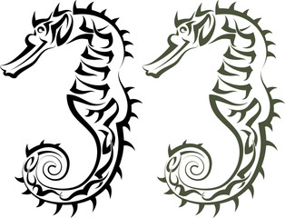 Tattoo Seahorse © Ajay Shrivastava