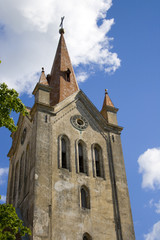 Fototapeta na wymiar St Johns Kościół w Cesis, Łotwa