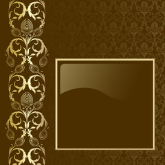 Brown and gold background