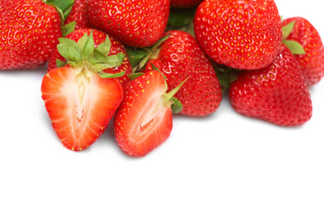 Fresh and tasty strawberries