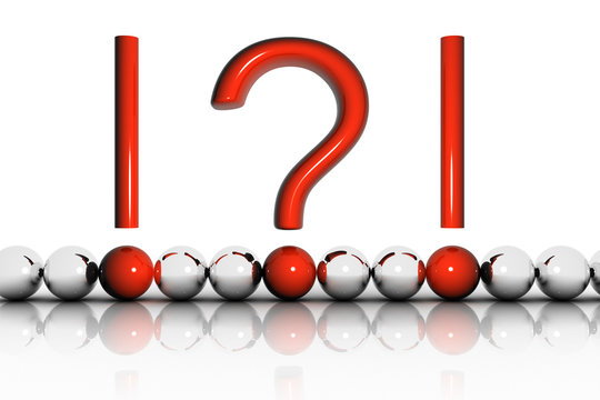esclamativi interrogativo sfondo