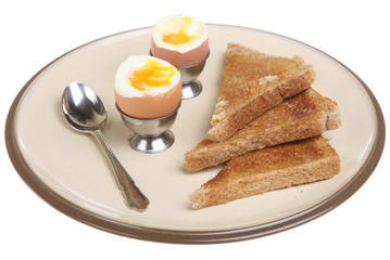 Boiled Eggs and Toast