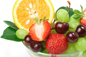 Still-life of fresh fruit