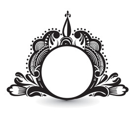 ornate heraldic shields