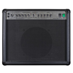Naklejka premium Guitar amplifier black