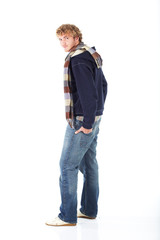 Naklejka premium Blonde young man