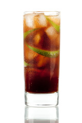 Cuba libre alcohol cocktail