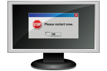 Computer Screen Message