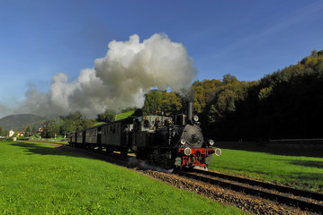 Fototapeta na wymiar Badenia Dampflokomotive