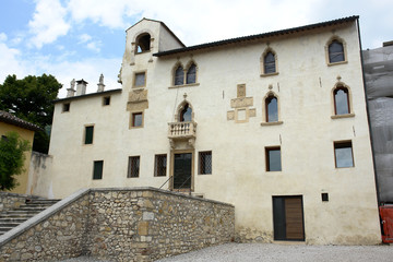 Fototapeta na wymiar Barbarano Vicenza pałac kanoników prowincji Vicenza