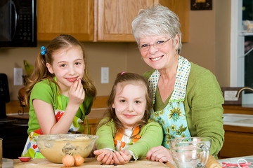 Granma in the kitchen