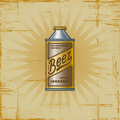 Retro Beer Can