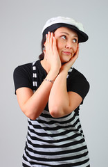 Portrait of a young woman