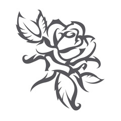 Tattoo of a rose