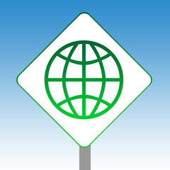 Internet World sign
