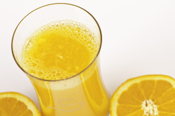 Glas Orangensaft