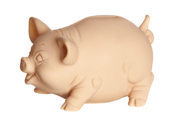 Profile of piggy bank