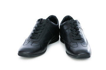 Male shoes isolated on the white background