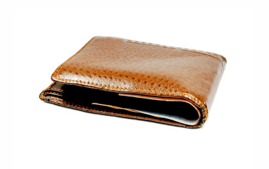 brown leather wallet