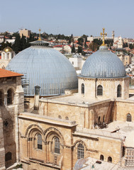 Naklejka premium Church of the Holy Sepulcher in Jerusalem
