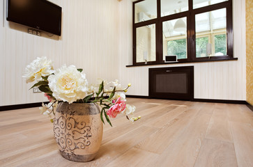 Empty living room interior in modern style