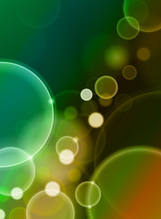 Bubble Abstract Color Background