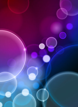 Bubble Abstract Color Background