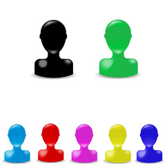 Color people icons