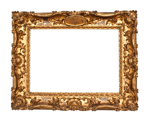 Old golden frame