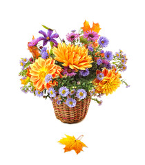 bouquet of autumn flowers