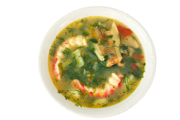 soup with seafood