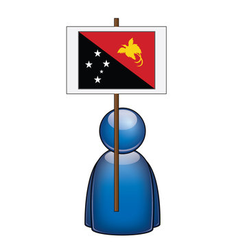 Pancarta Nueva Guinea